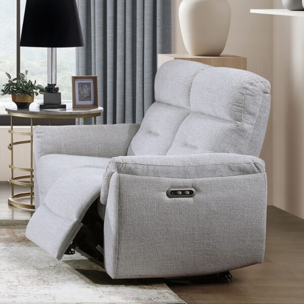 Eastre Power Motion Loveseat with USB Port in Beige Chenille LV03586 By ACME 10