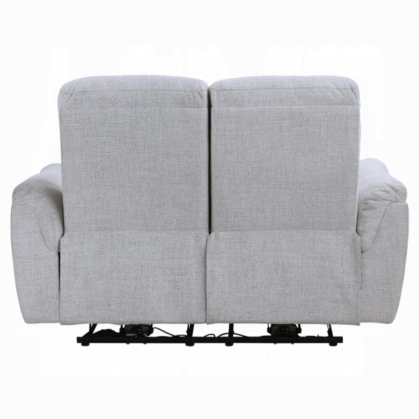 Eastre Power Motion Loveseat with USB Port in Beige Chenille LV03586 By ACME 11