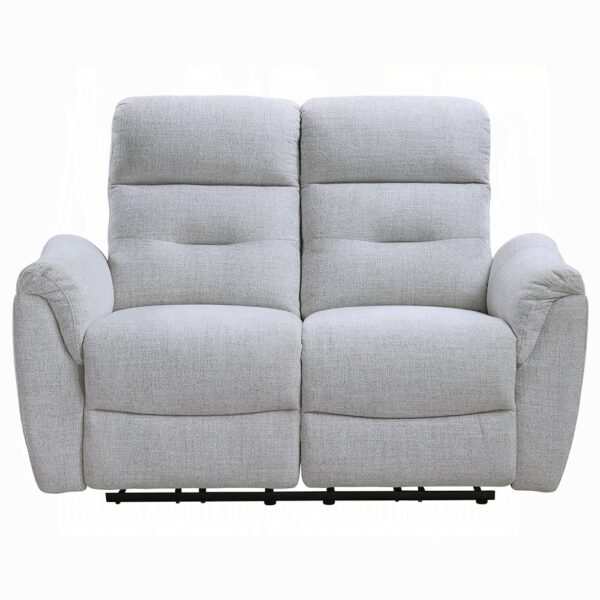 Eastre Power Motion Loveseat with USB Port in Beige Chenille LV03586 By ACME 12