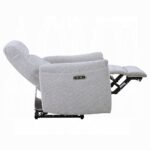 Eastre Power Motion Recliner with USB Port in Beige Chenille LV03587 By ACME 21