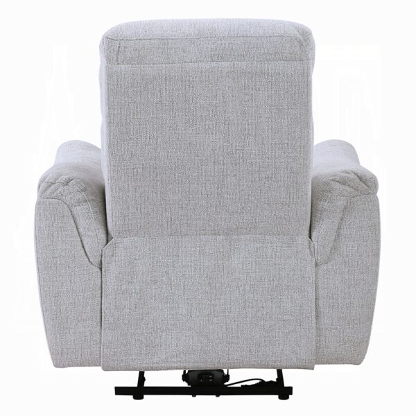 Eastre Power Motion Recliner with USB Port in Beige Chenille LV03587 By ACME 14
