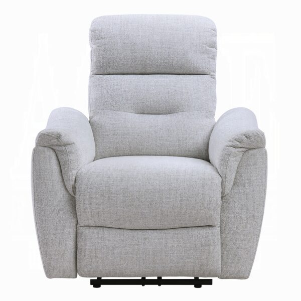 Eastre Power Motion Recliner with USB Port in Beige Chenille LV03587 By ACME 12