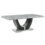 Gray Faux Marble D6050-T Table By McFerran 11