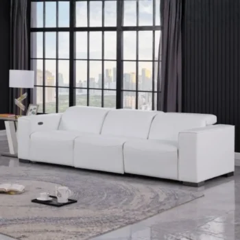 1208 DivanItalia Top Grain Italian Leather Sofa By GU Furniture