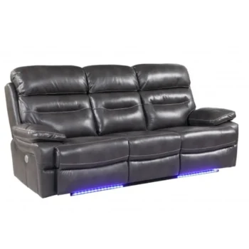9442 Gray Power Reclining Sofa By GU Furniture