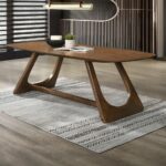 Hoyte Dining Table in Walnut Finish DN03485 By ACME 9