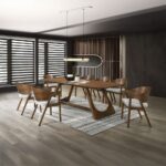 Hoyte Arm Chair in Walnut Finish DN03487 By ACME 11