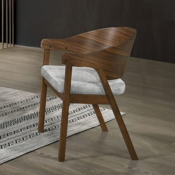 Hoyte Arm Chair in Walnut Finish DN03487 By ACME 6