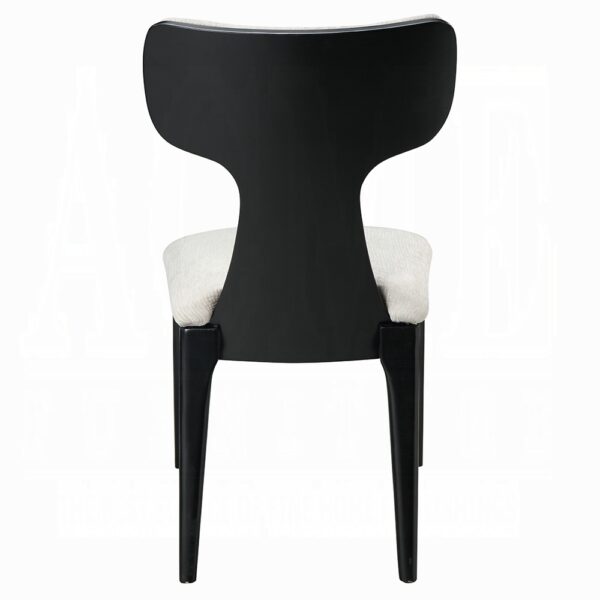 Marioly Side Chair with White Chenille DN04066 By ACME 10