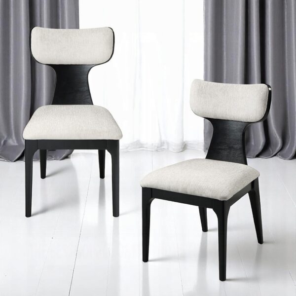 Marioly Side Chair with White Chenille DN04066 By ACME 11