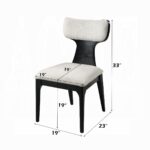 Marioly Side Chair with White Chenille DN04066 By ACME 18