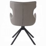 Damita Side Chair with Swivel in Camel Leather DN03736 By ACME 14