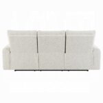 Lalisa Power Motion Sofa with USB Port in Cream Chenille LV04780 By ACME 20