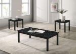 Findlay 3 PC Black Coffee Table Set FM42900BK by Furniture of America 11