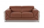903 DivanItalia Top Grain Italian Leather Loveseat By GU Furniture Luxury Loveseats Mobilia Cleopatra 33 903 DivanItalia Top Grain Italian Leather Loveseat By GU Furniture 33