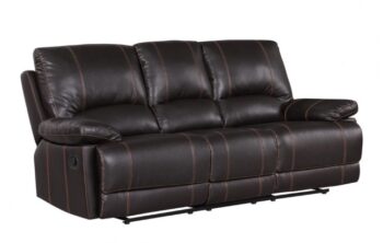 9345 Brown Power Reclining Sofa By GU Furniture