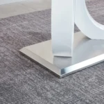 RDT398 Grey Tempered Glass Dining Table By Artisan Furniture - Image 3