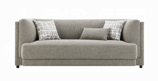 Glenda Sofa with 3 Pillows in Gray Chenille LV05380 By ACME 10