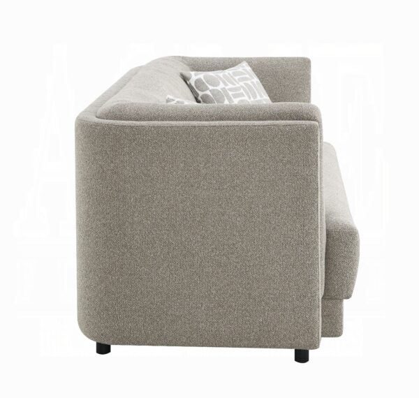 Glenda Sofa with 3 Pillows in Gray Chenille LV05380 By ACME 11