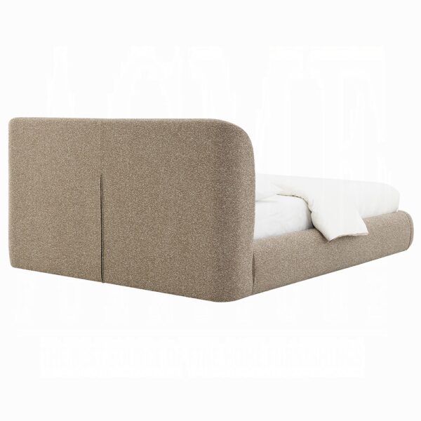 Erica Modern Bed in Dark Beige Tweed By ACME 10