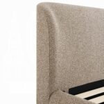 Erica Modern Bed in Dark Beige Tweed By ACME Luxury Beds Mobilia Cleopatra 16 Erica Modern Bed in Dark Beige Tweed By ACME 16