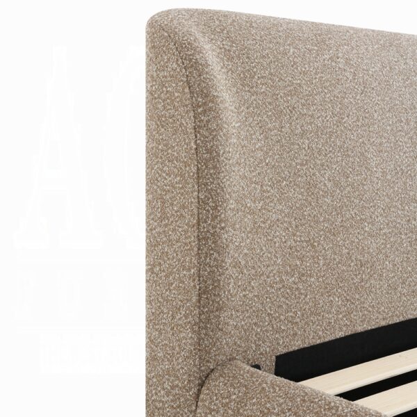 Erica Modern Bed in Dark Beige Tweed By ACME 11