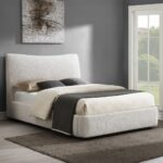 Renee Bed in Beige Chenille By ACME 9