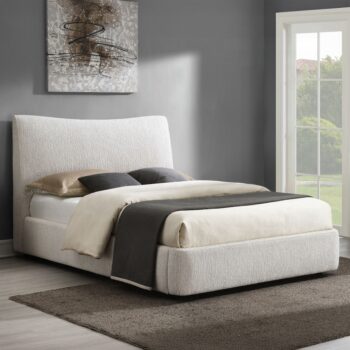 Renee Bed in Beige Chenille By ACME
