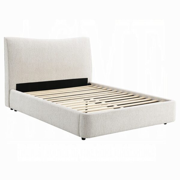 Renee Bed in Beige Chenille By ACME 7