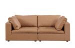 1100 DivanItalia Top Grain Italian Leather Loveseat By GU Furniture 28