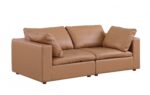 1100 DivanItalia Top Grain Italian Leather Loveseat By GU Furniture 29