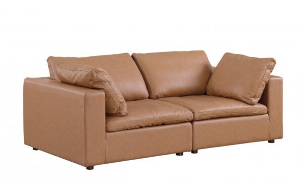 1100 DivanItalia Top Grain Italian Leather Loveseat By GU Furniture 23