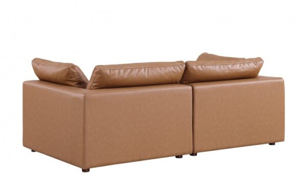 1100 DivanItalia Top Grain Italian Leather Loveseat By GU Furniture 25