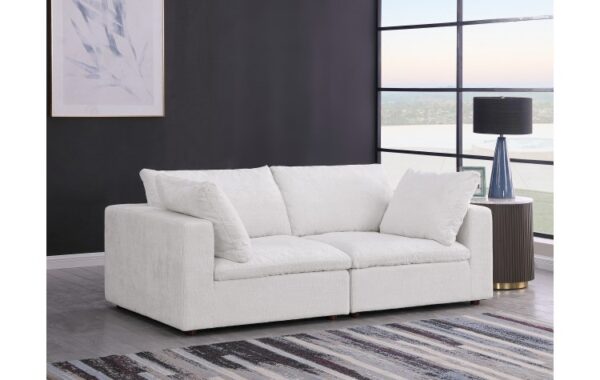 1100 Loveseat DivanItalia Upholstered in Genuine Belfast Fabric By GU Furniture 8