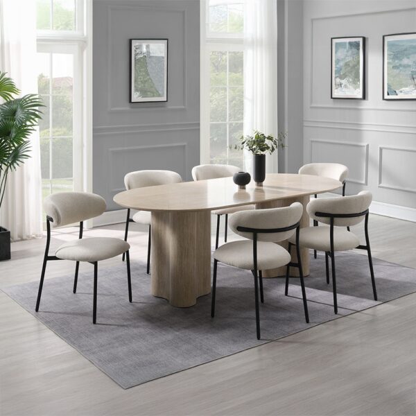 Jirina Side Chair in Beige Chenille DN03677 By ACME 12