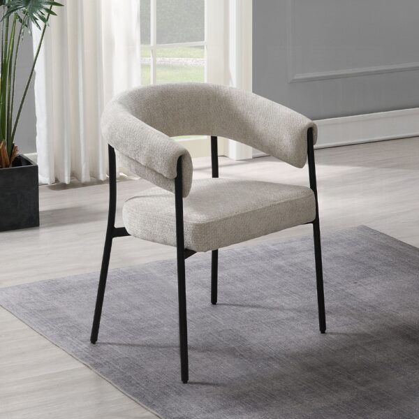 Jirina Arm Chair in Beige Chenille DN03676 By ACME 7