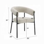 Jirina Arm Chair in Beige Chenille DN03676 By ACME 14