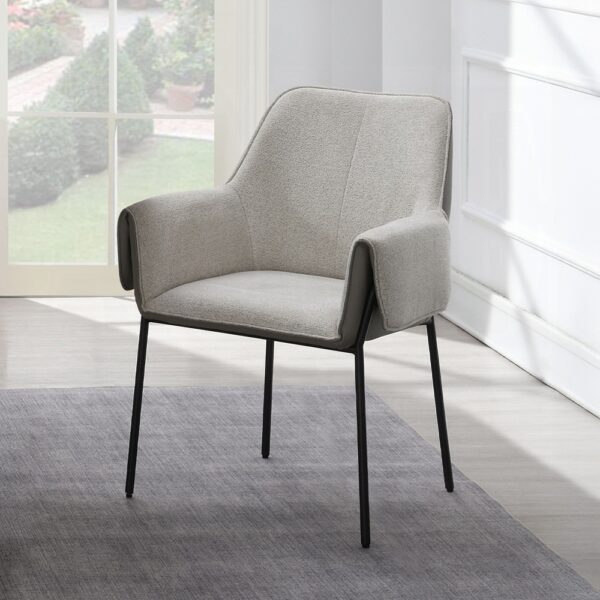 Jirina Arm Chair in Beige Chenille DN03678 By ACME 11