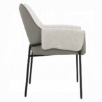 Jirina Arm Chair in Beige Chenille DN03678 By ACME 21