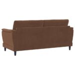 Selma Rust Woven Fabric Sofa by Coaster Furniture 8