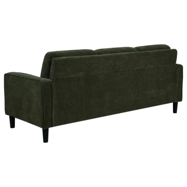 Ruth 77-inch Fabric Upholstered Track Arm Sofa Matcha Green by Coaster Furniture