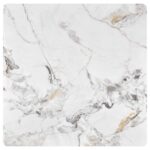 Carvell Square Sintered Stone Coffee Table Mirage White by Coaster Furniture 11