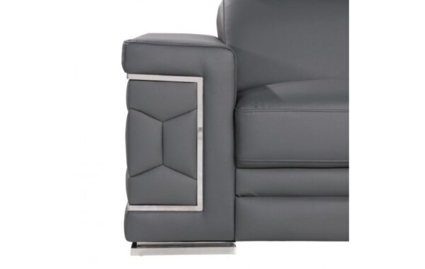 296 DivanItalia Top Grain Italian Leather Loveseat By GU Furniture 33