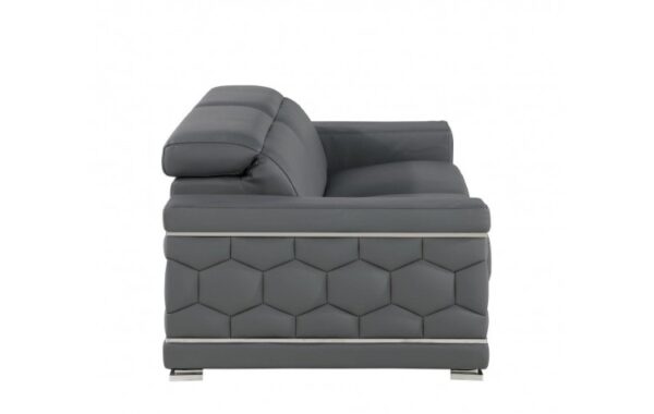 296 DivanItalia Top Grain Italian Leather Loveseat By GU Furniture 37