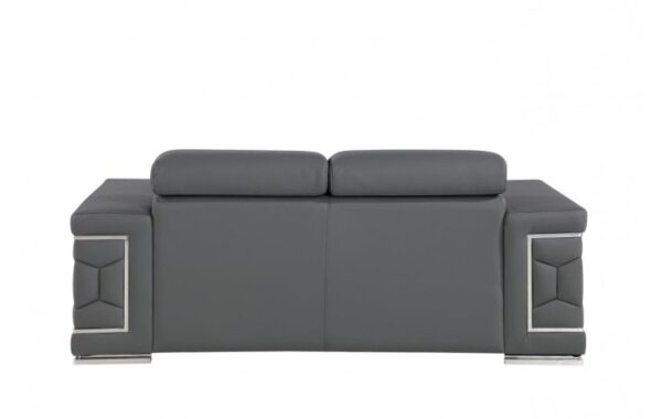 296 DivanItalia Top Grain Italian Leather Loveseat By GU Furniture 36
