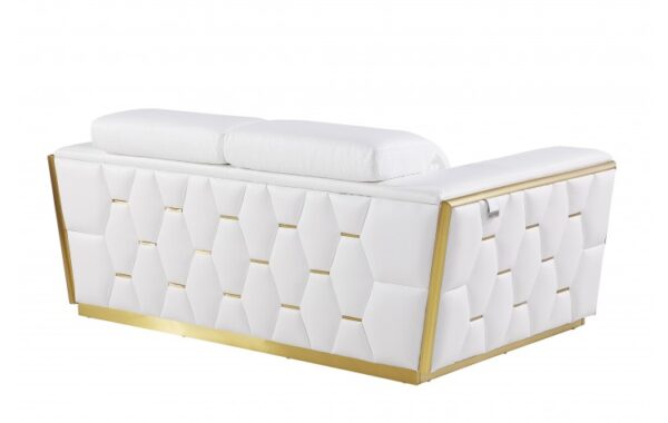 1111 DivanItalia Top Grain Italian Leather Loveseat By GU Furniture 23