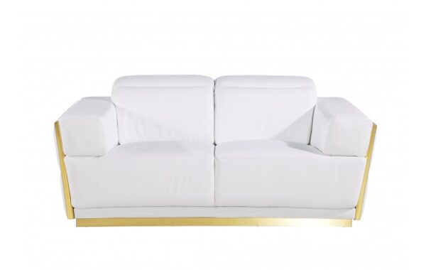1111 DivanItalia Top Grain Italian Leather Loveseat By GU Furniture 22