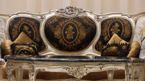 Handmade Black Venus Sofa 4