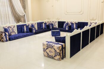 Handmade Pearl White Blue Jalsah 4