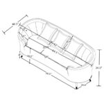 Ellorie Upholstered Curved Channel Back Sofa Beige by Coaster Furniture 9